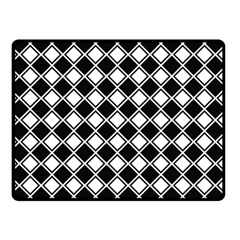 Square Diagonal Pattern Seamless Double Sided Fleece Blanket (small)  by Sapixe