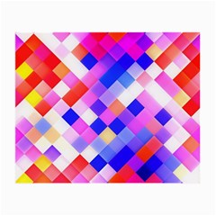 Squares Pattern Geometric Seamless Small Glasses Cloth by Sapixe