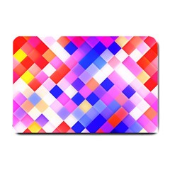 Squares Pattern Geometric Seamless Small Doormat  by Sapixe