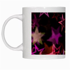 Stars Background Pattern Seamless White Mugs by Sapixe