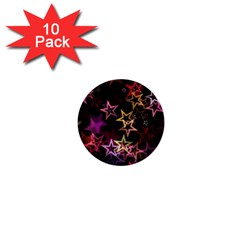 Stars Background Pattern Seamless 1  Mini Buttons (10 Pack)  by Sapixe