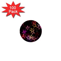 Stars Background Pattern Seamless 1  Mini Buttons (100 Pack)  by Sapixe