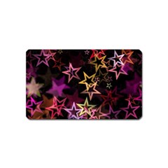 Stars Background Pattern Seamless Magnet (name Card) by Sapixe