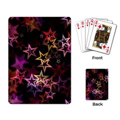 Stars Background Pattern Seamless Playing Cards Single Design by Sapixe