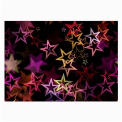 Stars Background Pattern Seamless Large Glasses Cloth by Sapixe