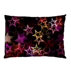 Stars Background Pattern Seamless Pillow Case by Sapixe