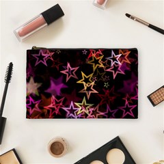 Stars Background Pattern Seamless Cosmetic Bag (medium) by Sapixe