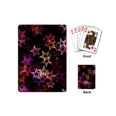 Stars Background Pattern Seamless Playing Cards (mini) by Sapixe