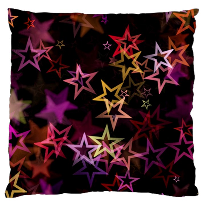 Stars Background Pattern Seamless Large Cushion Case (Two Sides)