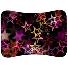 Stars Background Pattern Seamless Velour Seat Head Rest Cushion by Sapixe