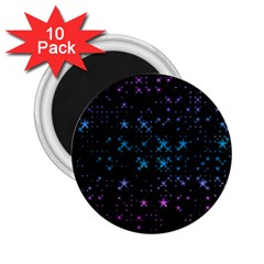 Stars Pattern Seamless Design 2 25  Magnets (10 Pack)  by Sapixe