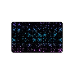 Stars Pattern Seamless Design Magnet (name Card) by Sapixe