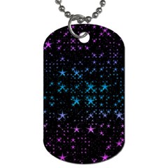 Stars Pattern Seamless Design Dog Tag (one Side) by Sapixe