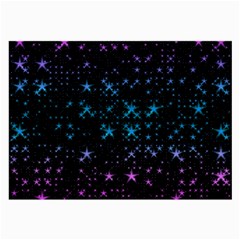 Stars Pattern Seamless Design Large Glasses Cloth by Sapixe