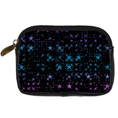 Stars Pattern Seamless Design Digital Camera Leather Case by Sapixe