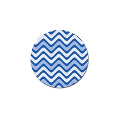 Waves Wavy Lines Pattern Design Golf Ball Marker (10 Pack) by Sapixe