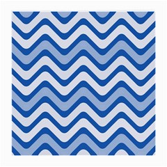 Waves Wavy Lines Pattern Design Medium Glasses Cloth by Sapixe