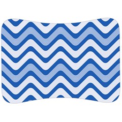 Waves Wavy Lines Pattern Design Velour Seat Head Rest Cushion by Sapixe