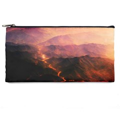 Volcanoes Magma Lava Mountains Pencil Cases by Sapixe