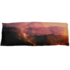 Volcanoes Magma Lava Mountains Body Pillow Case Dakimakura (two Sides) by Sapixe