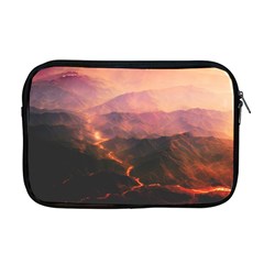 Volcanoes Magma Lava Mountains Apple Macbook Pro 17  Zipper Case by Sapixe