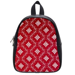 Chorley Weave Red School Bag (small) by DeneWestUK