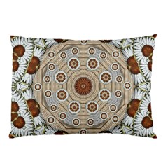 Flower Wreath In The Jungle Wood Forest Pillow Case by pepitasart