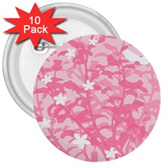 Plant Flowers Bird Spring 3  Buttons (10 Pack)  by Sapixe