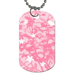 Plant Flowers Bird Spring Dog Tag (one Side) by Sapixe