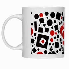 Square Objects Future Modern White Mugs by Sapixe