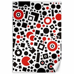 Square Objects Future Modern Canvas 12  X 18  by Sapixe