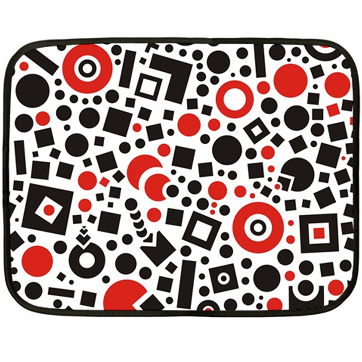 Square Objects Future Modern Double Sided Fleece Blanket (Mini) 