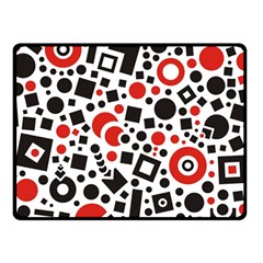 Square Objects Future Modern Fleece Blanket (small) by Sapixe