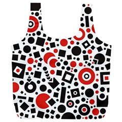 Square Objects Future Modern Full Print Recycle Bag (xl) by Sapixe