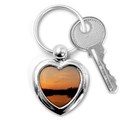 Sunset Nature Key Chains (heart)  by Sapixe