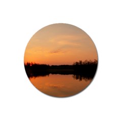 Sunset Nature Magnet 3  (round) by Sapixe