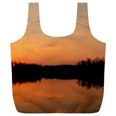 Sunset Nature Full Print Recycle Bag (xl) by Sapixe