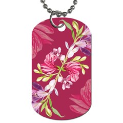 Motif Design Textile Design Dog Tag (two Sides) by Sapixe