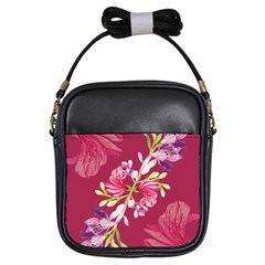 Motif Design Textile Design Girls Sling Bag by Sapixe