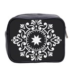 Table Pull Out Computer Graphics Mini Toiletries Bag (Two Sides) Back