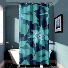 Graphic Design Wallpaper Abstract Shower Curtain 36  X 72  (stall)  by Sapixe