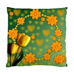 Background Design Texture Tulips Standard Cushion Case (One Side) Front