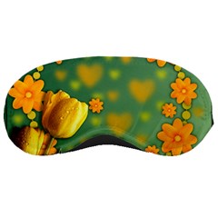 Background Design Texture Tulips Sleeping Masks by Sapixe