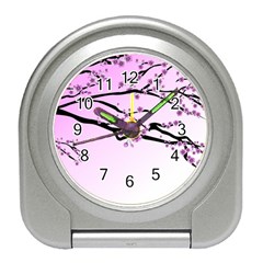 Essential Oils Flowers Nature Plant Travel Alarm Clock by Sapixe