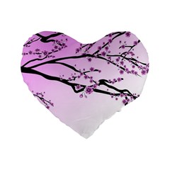 Essential Oils Flowers Nature Plant Standard 16  Premium Heart Shape Cushions by Sapixe