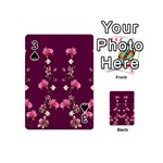 New Motif Design Textile New Design Playing Cards 54 (Mini) Front - Spade3