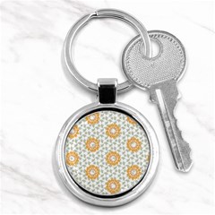 Stamping Pattern Fashion Background Key Chains (round)  by Sapixe