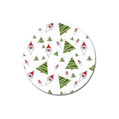 Christmas Magnet 3  (round) by Sapixe