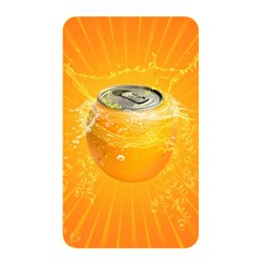 Orange Drink Splash Poster Memory Card Reader (rectangular) by Sapixe