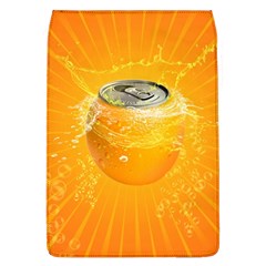 Orange Drink Splash Poster Removable Flap Cover (l) by Sapixe